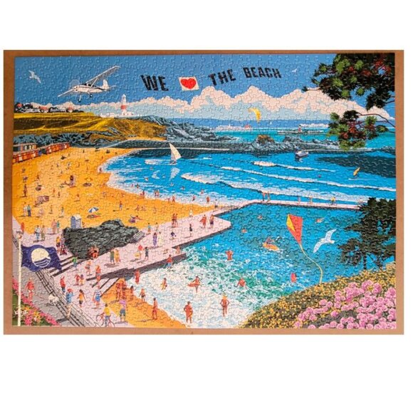 WE LOVE THE BEACH by Colorcraft JIGSAW PUZZLE 1000 pieces - Picture 2 of 9